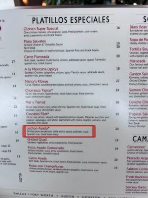 Menu photo 7 Gloria's Latin Cuisine Shenandoah, TX Menu photo 7 Gloria's Latin Cuisine Shenandoah, TX