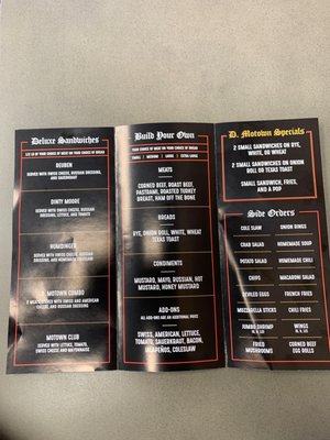 Menu photo 4 Motown Deli Detroit, MI