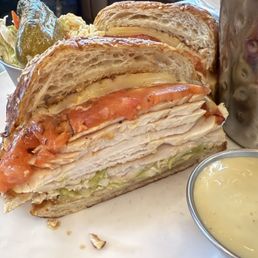 Turkey pretzel melt Turkey pretzel melt