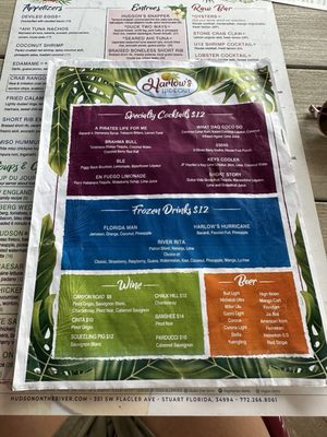 Menu photo 4 Hudson On The River Stuart, FL