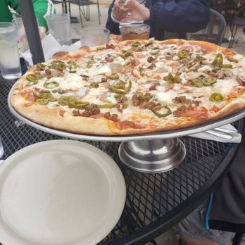 Mediterraneo - Sausage and jalapeno pizza - Mediterranean Near Me - Greensboro, North Carolina Mediterraneo - Sausage and jalapeno pizza - Mediterranean Near Me - Greensboro, North Carolina