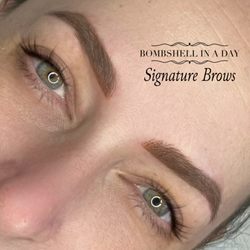 Bombshell In A Day - Signature Brows, Microblade Brows, Combo Brows, Lip Blush and Facials