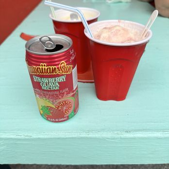 Shrimp Shack - Guava juice float - Seafood Near Me - Hauula, Hawaii Shrimp Shack - Guava juice float - Seafood Near Me - Hauula, Hawaii