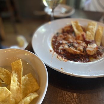 Alchemy - Burrata with Pasta Chips - New American Near Me - Murphys, California