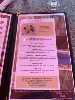 Menu photo 3 The Breezy Greenwood Lake, NY