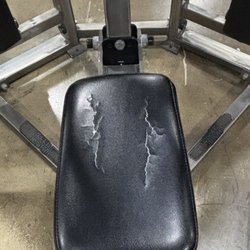 Steel Gym - Typical seat needing attention