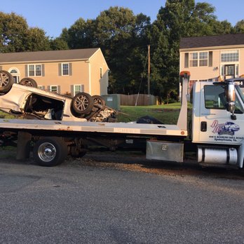 Above All Towing - 2am tow in woods upside down. Brought It home like this to get the road open. - Towing Near Me - Spotsylvania, Virginia Above All Towing - 2am tow in woods upside down. Brought It home like this to get the road open. - Towing Near Me - Spotsylvania, Virginia