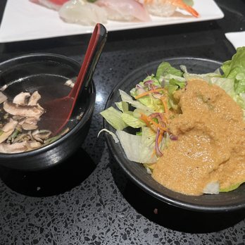Tokyo Wako - miso soup & salad - Sushi Bars Near Me - Arcadia, California Tokyo Wako - miso soup & salad - Sushi Bars Near Me - Arcadia, California