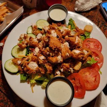 The Rookery - Fried chicken club salad - Bars Near Me - Macon, Georgia The Rookery - Fried chicken club salad - Bars Near Me - Macon, Georgia