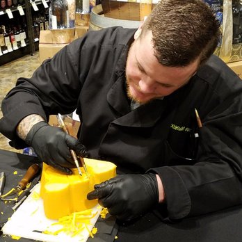 Total Wine & More - Cheese carving....its a stack of barrells - Tobacco Shops Near Me - Temecula, California