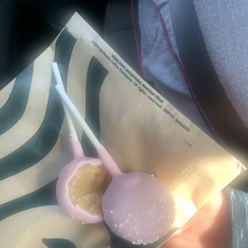 Starbucks - Half eaten cake pop - Coffee & Tea Near Me - Stockton, California Starbucks - Half eaten cake pop - Coffee & Tea Near Me - Stockton, California
