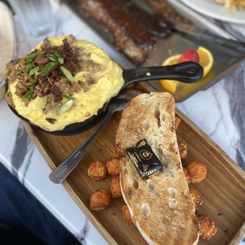Sweet Maple - Francis Soufflegg Skillet w/ Sweet Potato Tater Puffs - American Near Me - San Francisco, California