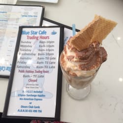 Blue Star Coffee Lounge & Restaurant - Iced Coffee!