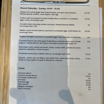 Origin Coffee Roasters - Food Menu - Coffee & Tea Near Me - London, XGL