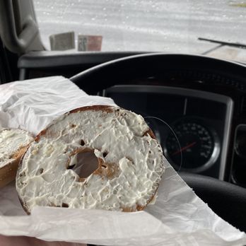Dunkin' - Hair in my bagel my husband now has to take this back on his birthday! - Coffee & Tea Near Me - Hamburg, Pennsylvania Dunkin' - Hair in my bagel my husband now has to take this back on his birthday! - Coffee & Tea Near Me - Hamburg, Pennsylvania