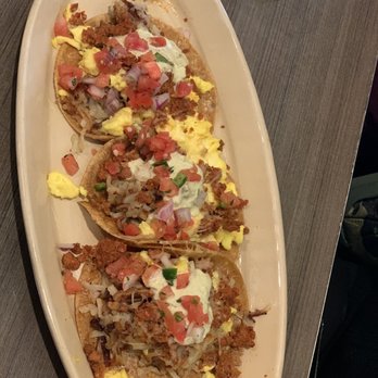 Snooze, an A.M. Eatery - hash brown taco - Breakfast & Brunch Near Me - Boulder, Colorado Snooze, an A.M. Eatery - hash brown taco - Breakfast & Brunch Near Me - Boulder, Colorado