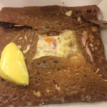 Crêperie Le Tournesol - Crêpe à la crème fraîche, jambon, fromage, œuf... Too much butter tho - Creperies Near Me - Saint Malo, 35 Crêperie Le Tournesol - Crêpe à la crème fraîche, jambon, fromage, œuf... Too much butter tho - Creperies Near Me - Saint Malo, 35