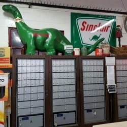 Manning Service - Kids love to come in and see are dinosaurs.