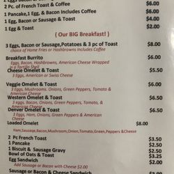 Country Corner Diner - Menu
