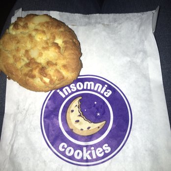 Insomnia Cookies - White chocolate macadamia nut. - Desserts Near Me - Saint Cloud, Minnesota