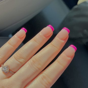 Vivian's Nails - Pink French tip - Nail Salons Near Me - Skokie, Illinois Vivian's Nails - Pink French tip - Nail Salons Near Me - Skokie, Illinois