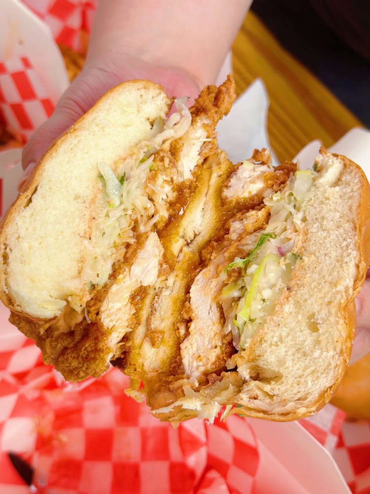 Food from JAM Hot Chicken