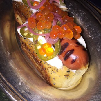 Deep Dive - The $18. hot dog with caviar! - Speakeasies Near Me - Seattle, Washington