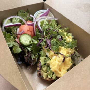 Crust Artisan Bakery - Rise n Rise & Shine Avo Toast - Bakeries Near Me - Burbank, California