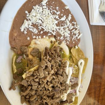 Las Mañanitas - Chilaquiles Verde deluxe . Asada . - Mexican Near Me - Clovis, California Las Mañanitas - Chilaquiles Verde deluxe . Asada . - Mexican Near Me - Clovis, California