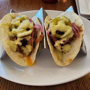 Federal Bar & Grill - Gluten free pork tacos are also soy and potato free - Burgers Near Me - Denver, Colorado Federal Bar & Grill - Gluten free pork tacos are also soy and potato free - Burgers Near Me - Denver, Colorado