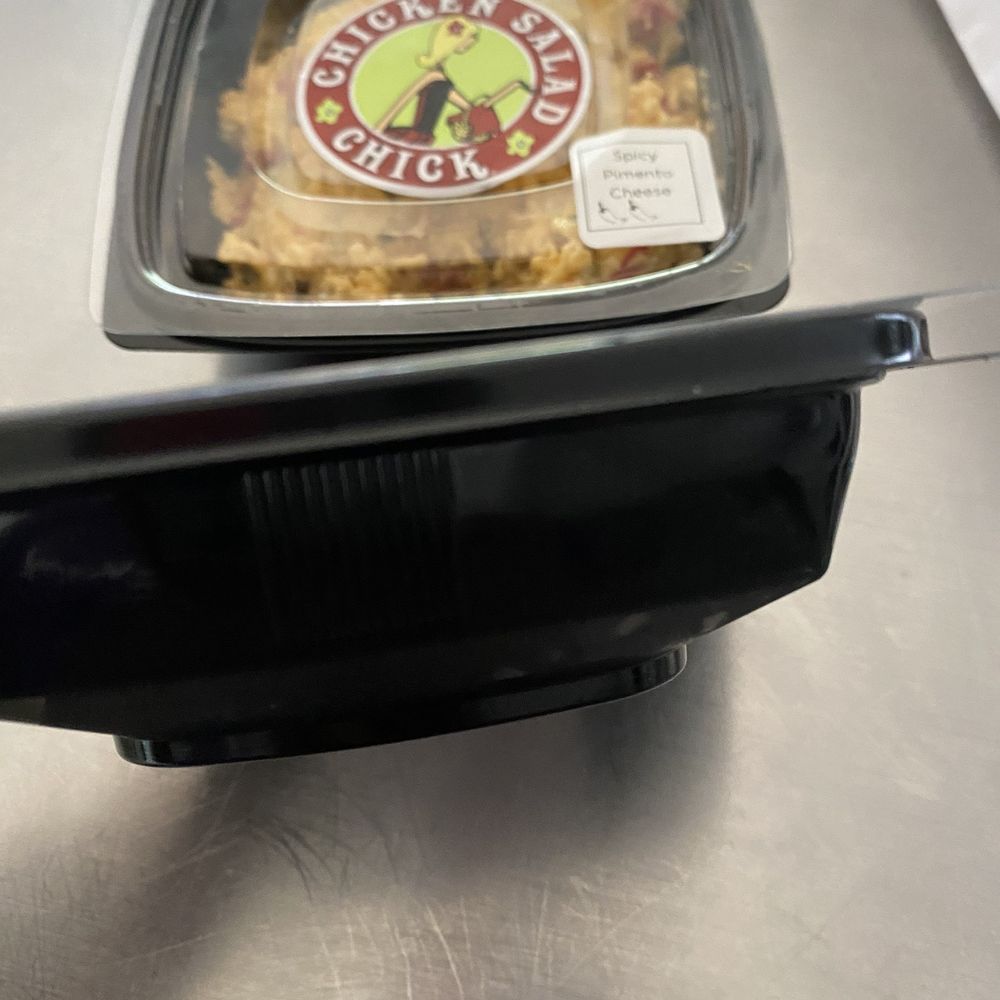 Chicken Salad Chick - This container is just barely over an inch tall. - Southern Near Me - Avon, Indiana Chicken Salad Chick - This container is just barely over an inch tall. - Southern Near Me - Avon, Indiana