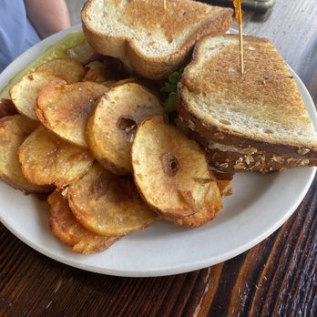 Press Pub On 5th - Grandview - Chicken salad sandwich and fries - New American Near Me - Columbus, Ohio Press Pub On 5th - Grandview - Chicken salad sandwich and fries - New American Near Me - Columbus, Ohio