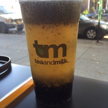 Tea and Milk - Green Apple Chia W Tapioca - Bubble Tea Near Me - Astoria, New York Tea and Milk - Green Apple Chia W Tapioca - Bubble Tea Near Me - Astoria, New York