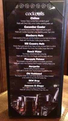 Menu photo 1 The Irish Pub San Antonio, TX Menu photo 1 The Irish Pub San Antonio, TX