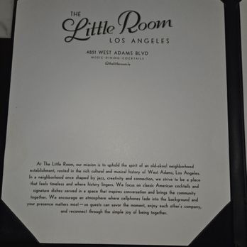 The Little Room - Cocktail Bars Near Me - Los Angeles, California The Little Room - Cocktail Bars Near Me - Los Angeles, California