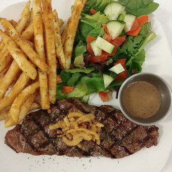 Basin Martini Bar - 8 Oz NY with fries and a side salad only on MONDAY & TUESDAY - New American Near Me - Klamath Falls, Oregon Basin Martini Bar - 8 Oz NY with fries and a side salad only on MONDAY & TUESDAY - New American Near Me - Klamath Falls, Oregon
