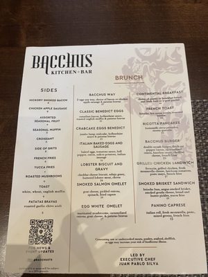 Menu photo 5 Bacchus Kitchen + Bar Grapevine, TX