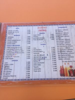Menu photo 1 Chiringuito la Farola Málaga, MA