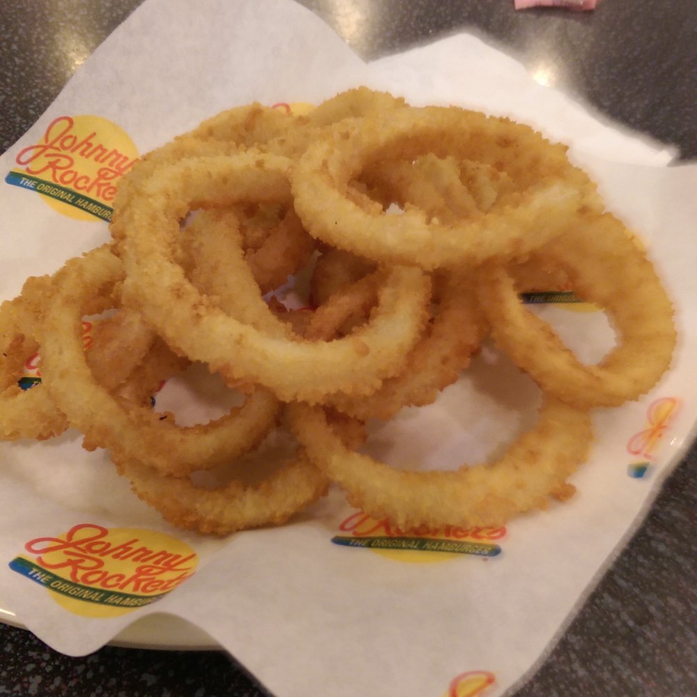 Johnny Rockets - Sour dough onion rings to die for - Burgers Near Me - Tempe, Arizona Johnny Rockets - Sour dough onion rings to die for - Burgers Near Me - Tempe, Arizona