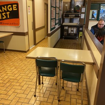 Hungry Herbies Drive Inn - Halfway to bathroom and old stove - Burgers Near Me - Cache Creek, British Columbia