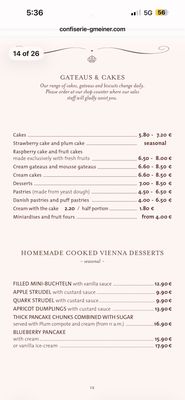 Menu photo 2 Cafe  König Baden-Baden, BW