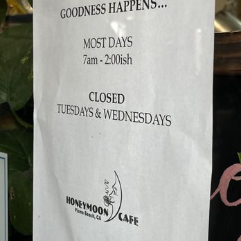 Honeymoon Cafe - Breakfast & Brunch Near Me - Pismo Beach, California Honeymoon Cafe - Breakfast & Brunch Near Me - Pismo Beach, California