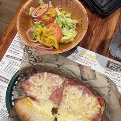 Rooster's - Italian sub, setup on side