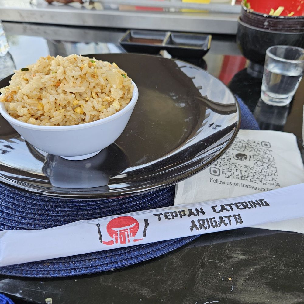 Teppan Catering Arigato - Fried rice - Caterers Near Me Teppan Catering Arigato - Fried rice - Caterers Near Me