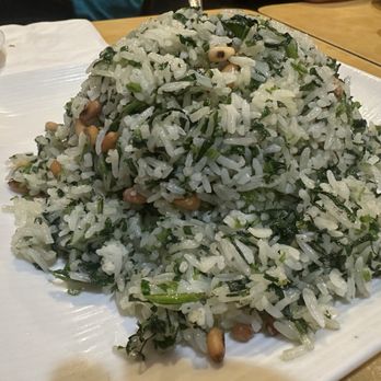 Enjoy Vegetarian Restaurant - #87 Spinach & Pine Nuts Fried Rice - Chinese Near Me - San Francisco, California Enjoy Vegetarian Restaurant - #87 Spinach & Pine Nuts Fried Rice - Chinese Near Me - San Francisco, California