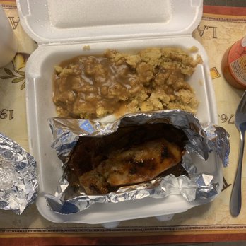 Sunset Soul Food - Turkey ribs and dressing - Seafood Near Me - Charlotte, North Carolina