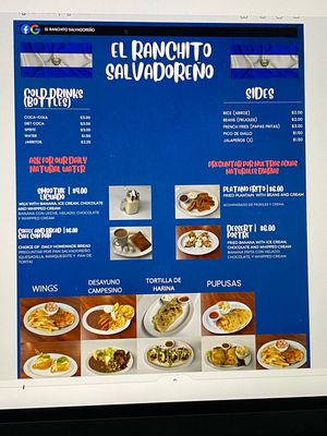 Menu photo 6 El Ranchito Salvadoreño Little River, SC