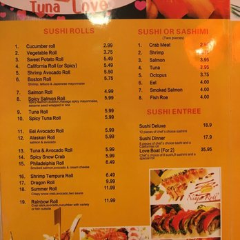Ninja Sushi Steak House - menu - Sushi Bars Near Me - Perryton, Texas Ninja Sushi Steak House - menu - Sushi Bars Near Me - Perryton, Texas