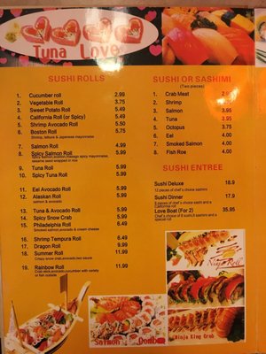 Menu photo 2 Ninja Sushi Steak House Perryton, TX Menu photo 2 Ninja Sushi Steak House Perryton, TX