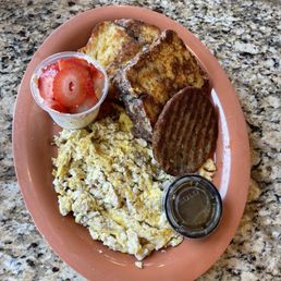 a plate of breakfast